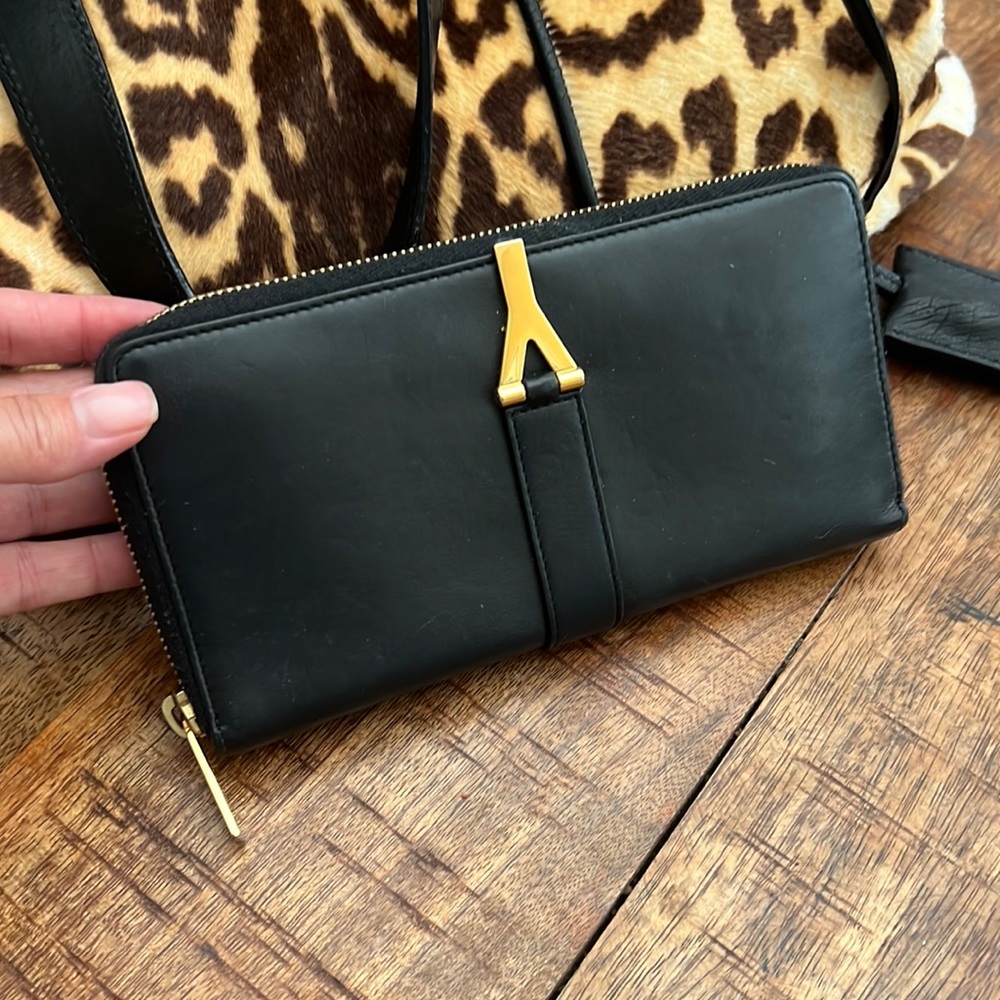 YSL leather Wallet